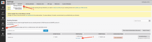 sending domains setting